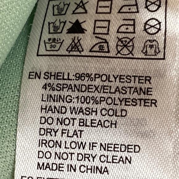 Forever 21 Mint Lace Lined Crop Top Small - Picture 7 of 8